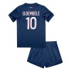 Officiële Voetbalshirt + Korte Broek Paris Saint-Germain Dembele 10 Thuis 2024-25 - Kids